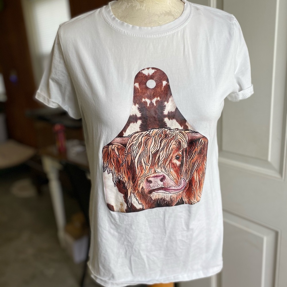 Cow tag t-shirt!